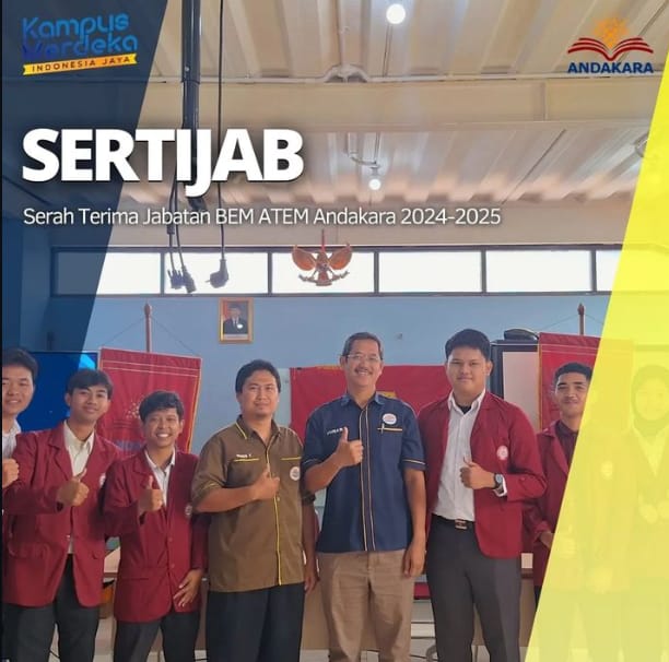 Sertijab Serah Terima Jabatan Bem Atem    andakara 2024-2025