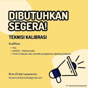 Lowongan Pekerjaan Elektromedis ATEM Andakara